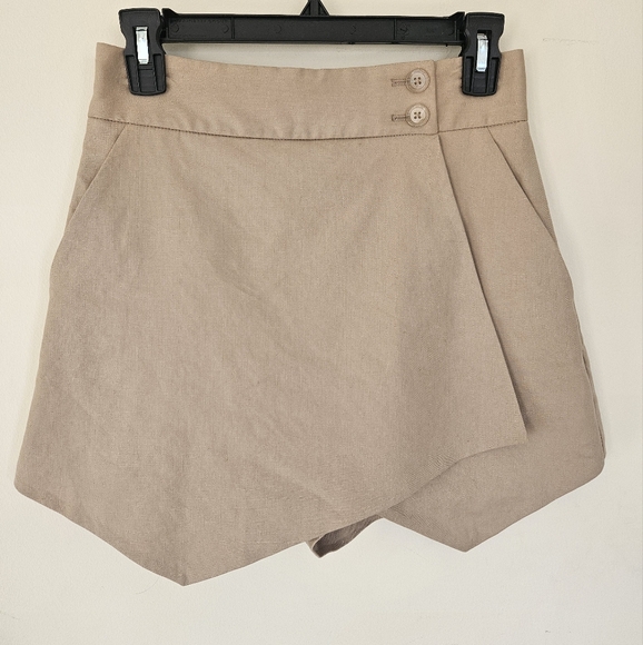 Veronica Beard Thomas Linen-Gabardine Skort - Picture 16 of 16